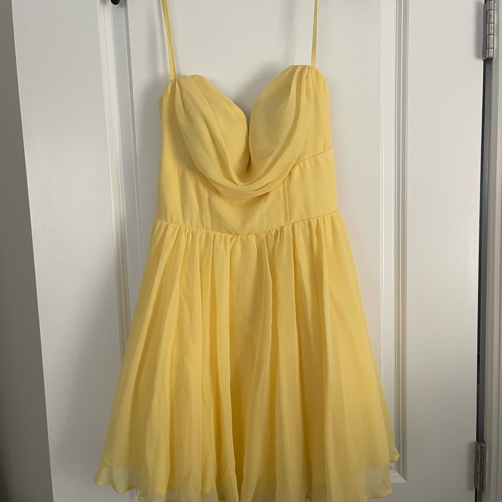 Yellow Mini Dress
